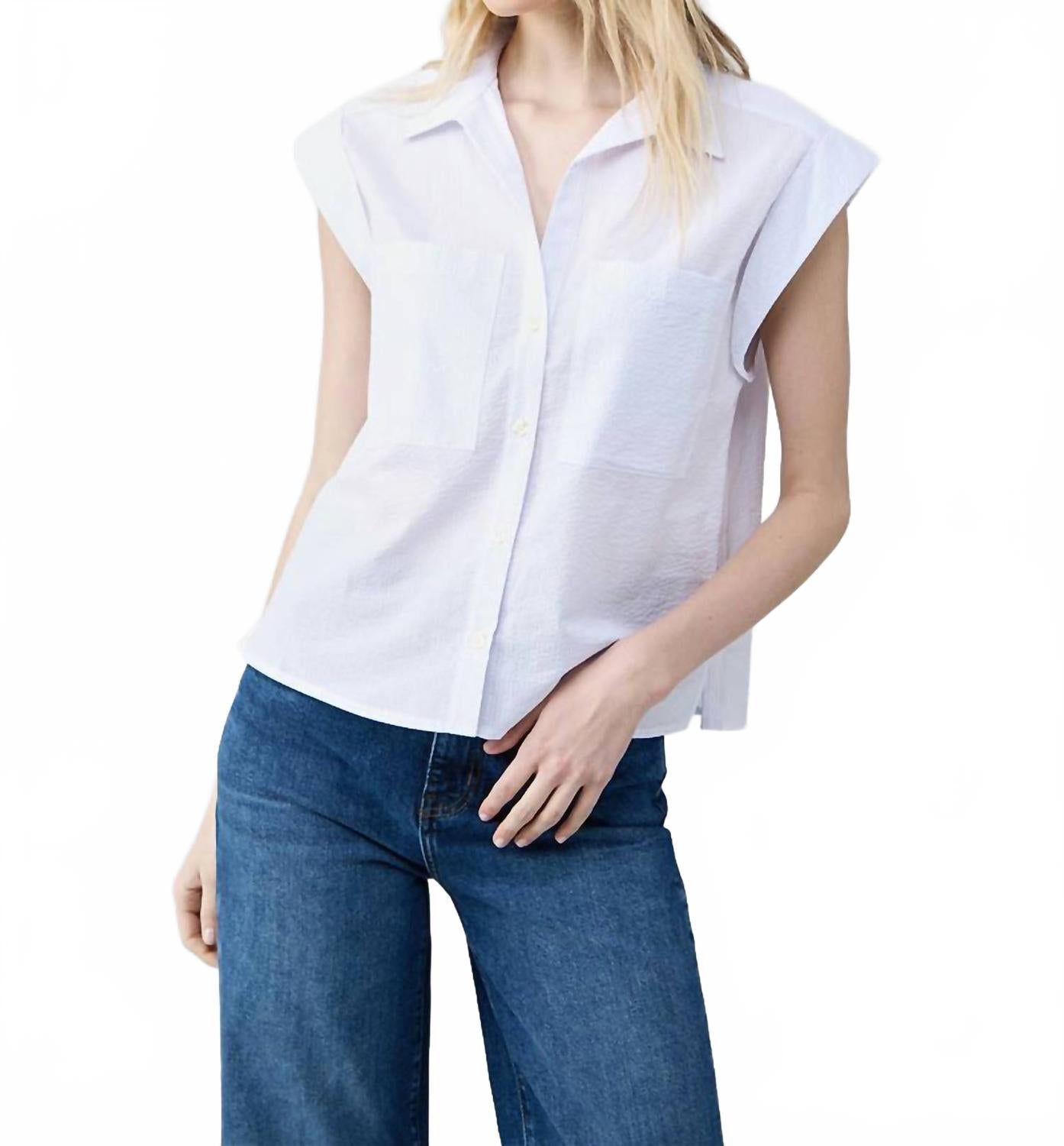 Рубашка для отдыха из сирсакера, светлый шамбре Frame, Light Chambray
Рубашка для отдыха из сирсакера, светлый шамбре Frame, Light Chambray