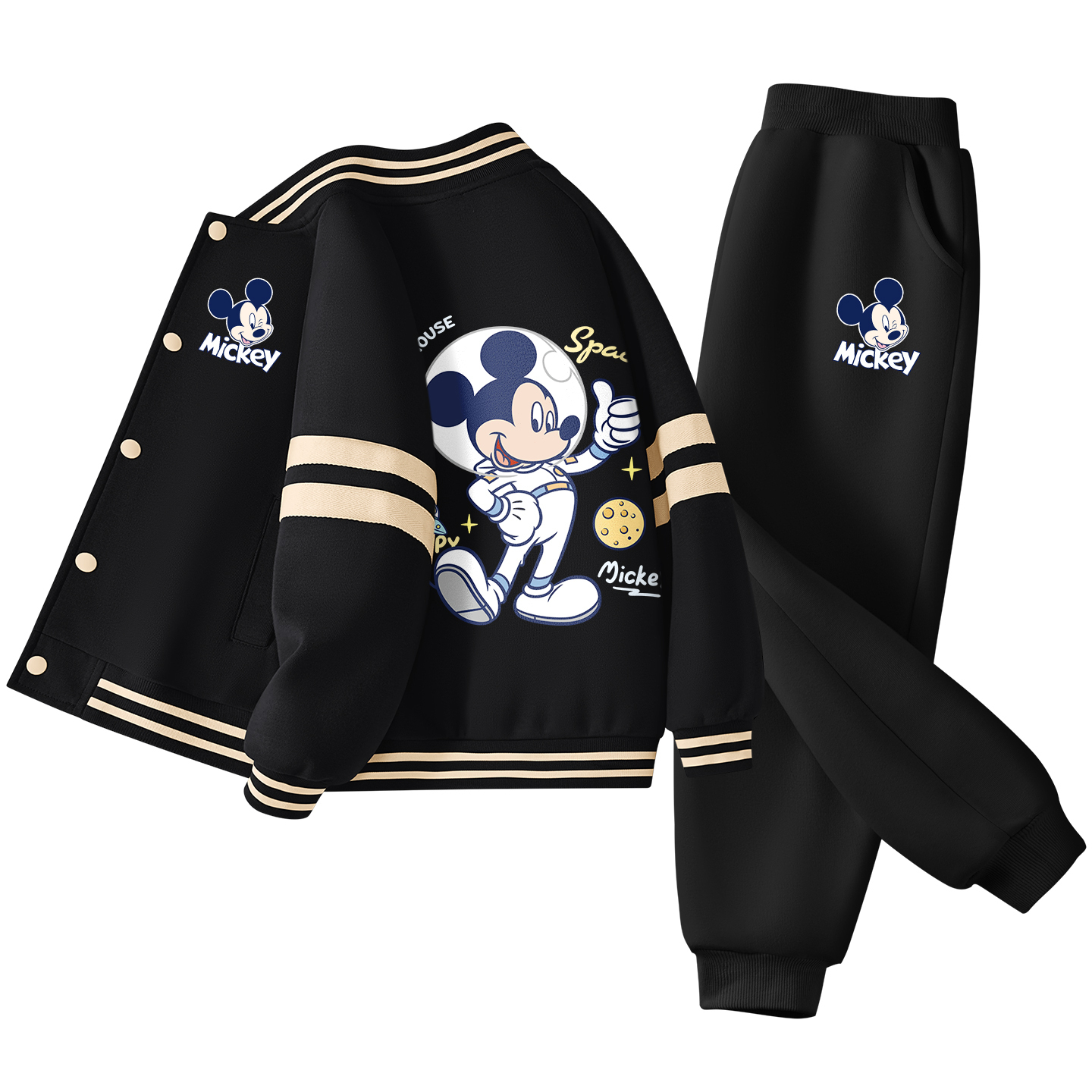 Детская повседневная спортивная одежда Disney, черный
Детская повседневная спортивная одежда Disney, черный