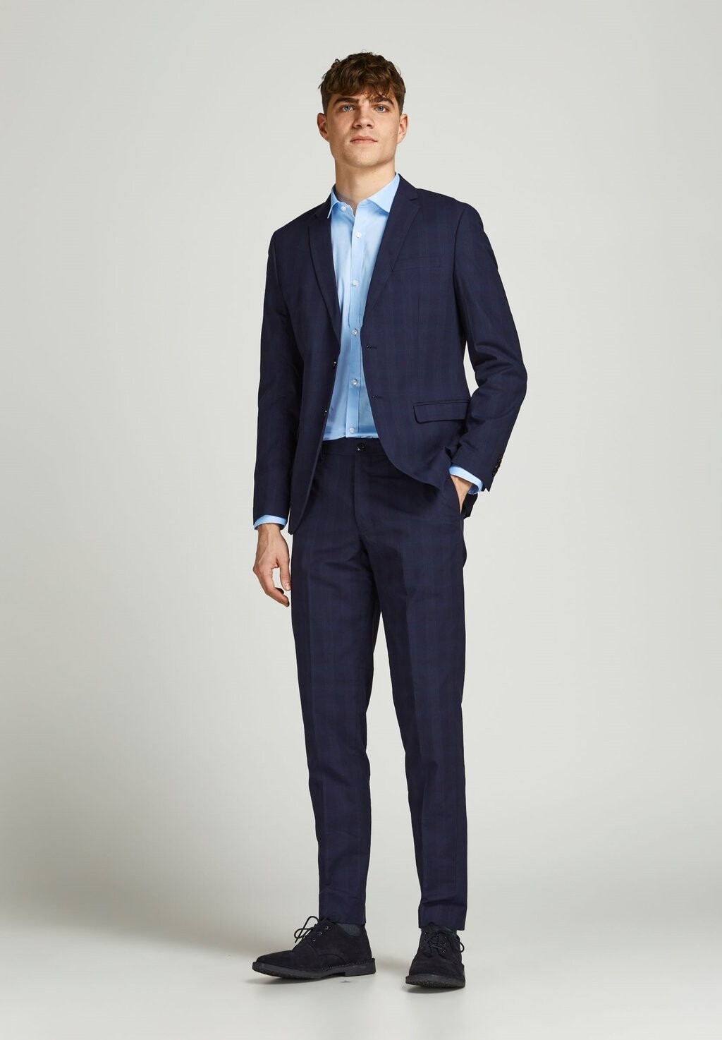 Классическая рубашка Jack & Jones, светло-голубая 
Классическая рубашка Jack & Jones, светло-голубая