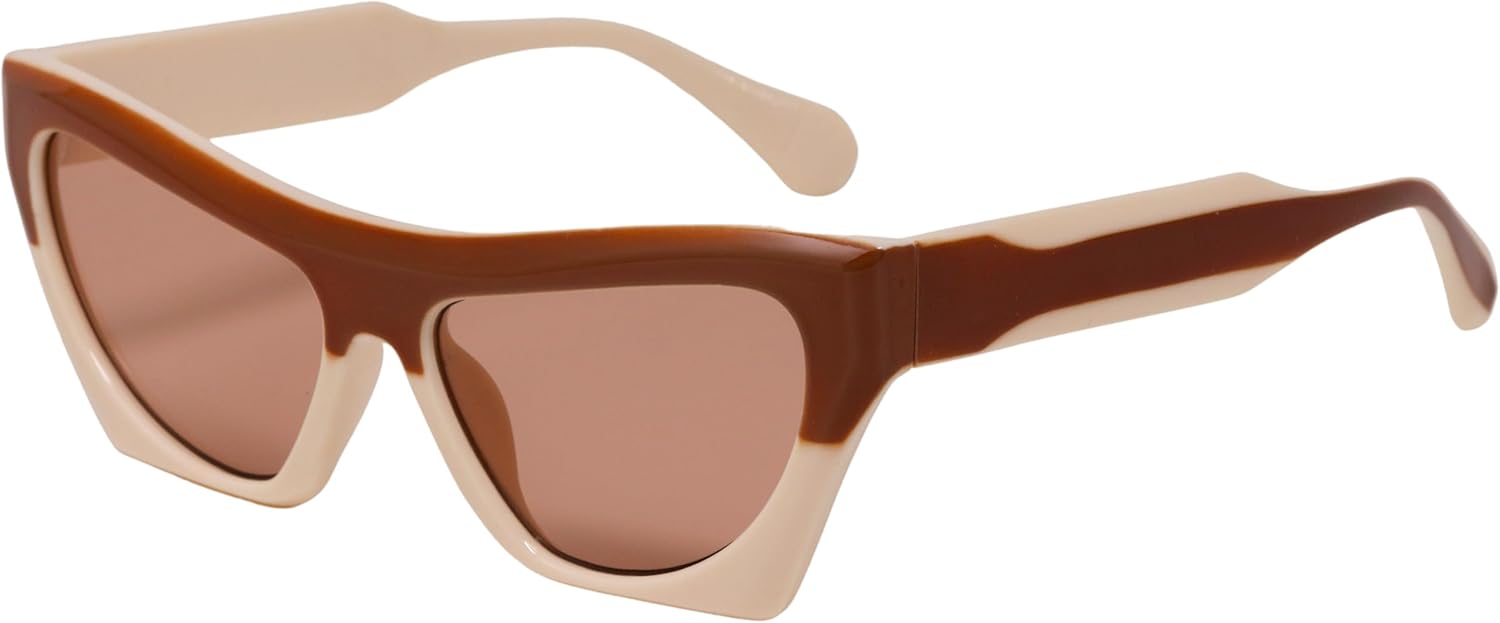 Модные женские солнцезащитные очки «кошачий глаз», двухцветные, большого размера, универсальные, роскошные женские солнцезащитные очки с защитой от УФ-излучения UV400 RAVI EYEWEAR, Beige
Модные женские солнцезащитные очки «кошачий глаз», двухцветные, большого размера, универсальные, роскошные женские солнцезащитные очки с защитой от УФ-излучения UV400 RAVI EYEWEAR, Beige