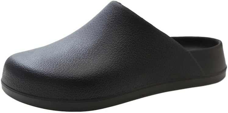 Рабочие сабо Vandimor с поддержкой свода стопы, сандалии-шлепанцы с амортизирующей подошвой, ортопедическая обувь с противоскользящим покрытием для повара, медсестры и садовода, черный
Рабочие сабо Vandimor с поддержкой свода стопы, сандалии-шлепанцы с амортизирующей подошвой, ортопедическая обувь с противоскользящим покрытием для повара, медсестры и садовода, черный