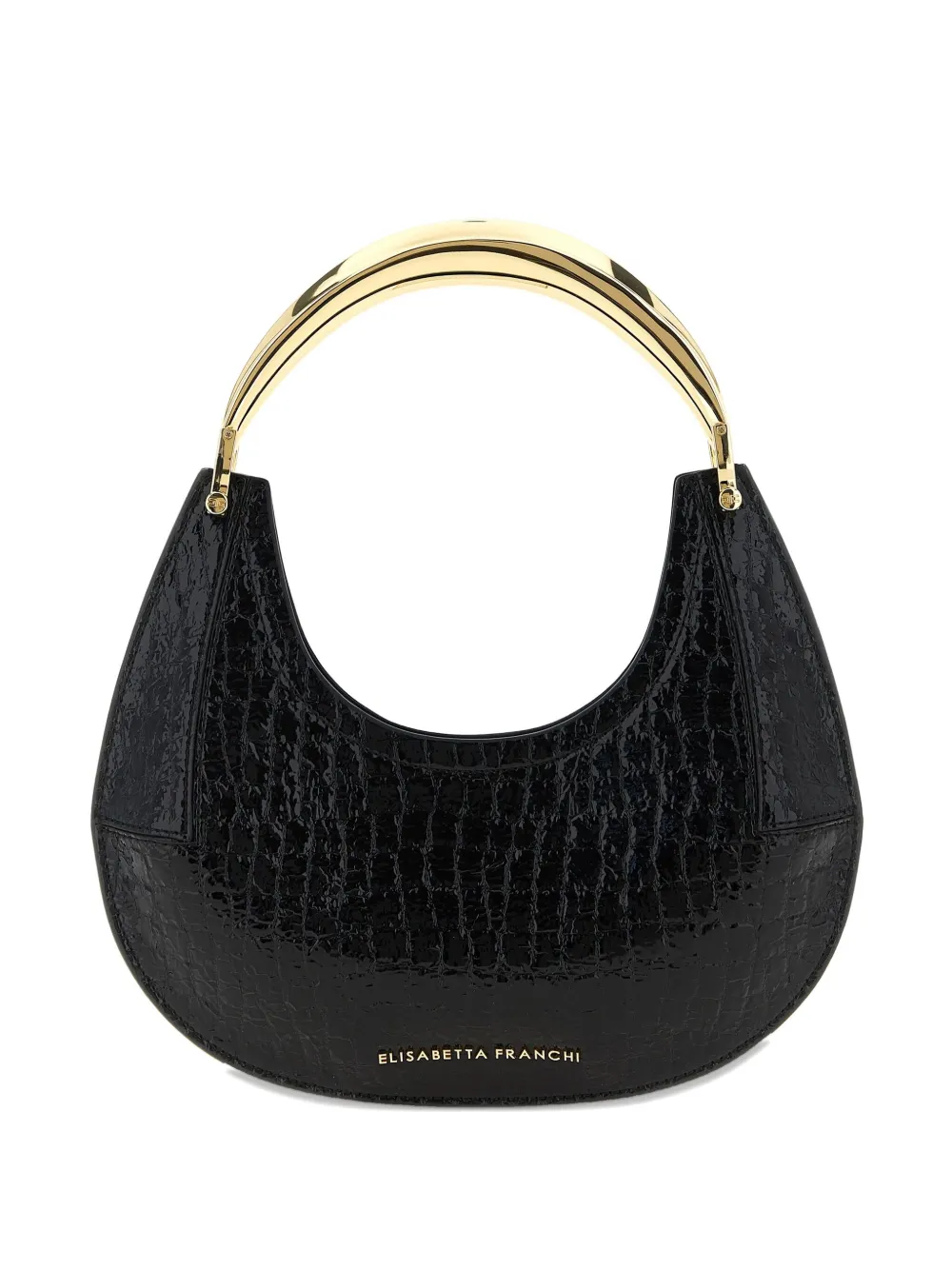 Сумка через плечо в форме полумесяца с принтом крокодила Elisabetta Franchi, черный
Сумка через плечо в форме полумесяца с принтом крокодила Elisabetta Franchi, черный