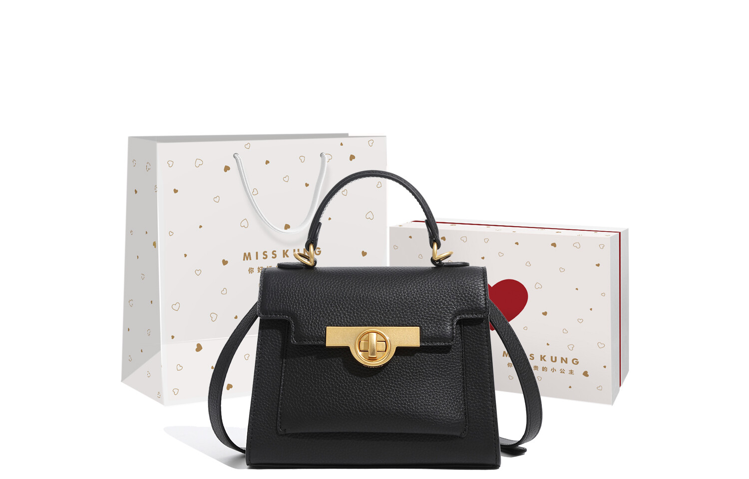 Женская сумка через плечо Miss Kung, Полночная темнота/упаковка подарочной коробки
Женская сумка через плечо Miss Kung, Полночная темнота/упаковка подарочной коробки