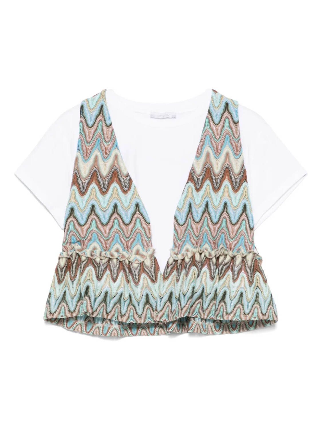 Комплект футболок с волнистым узором Miss Grant Kids (комплект из двух футболок), белый
Комплект футболок с волнистым узором Miss Grant Kids (комплект из двух футболок), белый