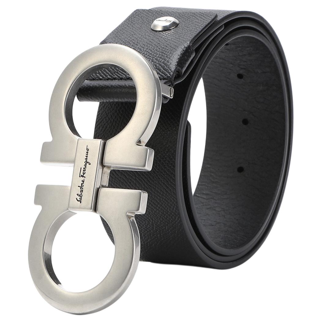 Ferragamo Кожаный ремень из коровьей кожи мужской черный 3,5 см
Ferragamo Кожаный ремень из коровьей кожи мужской черный 3,5 см