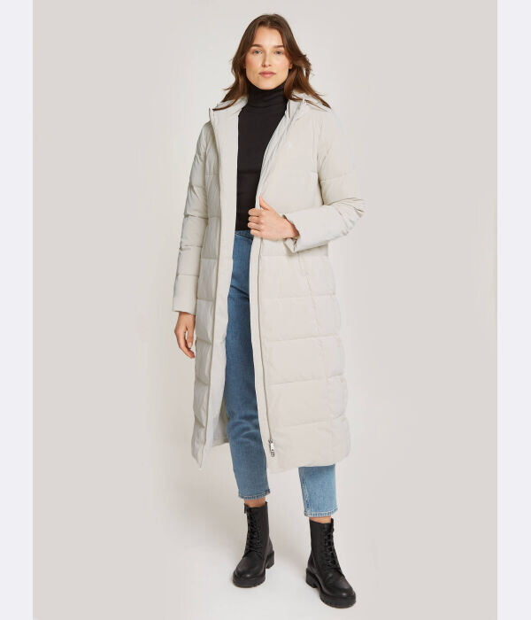 Пальто женское Calvin Klein Jeans длинное утепленное, бежевый 
Пальто женское Calvin Klein Jeans длинное утепленное, бежевый