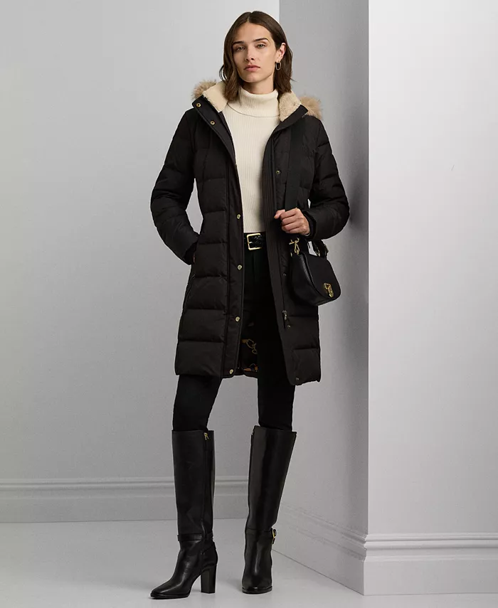 Женское стеганое пальто с капюшоном из искусственного меха, размеры P/XS–XXL Lauren Ralph Lauren, черный
Женское стеганое пальто с капюшоном из искусственного меха, размеры P/XS–XXL Lauren Ralph Lauren, черный
