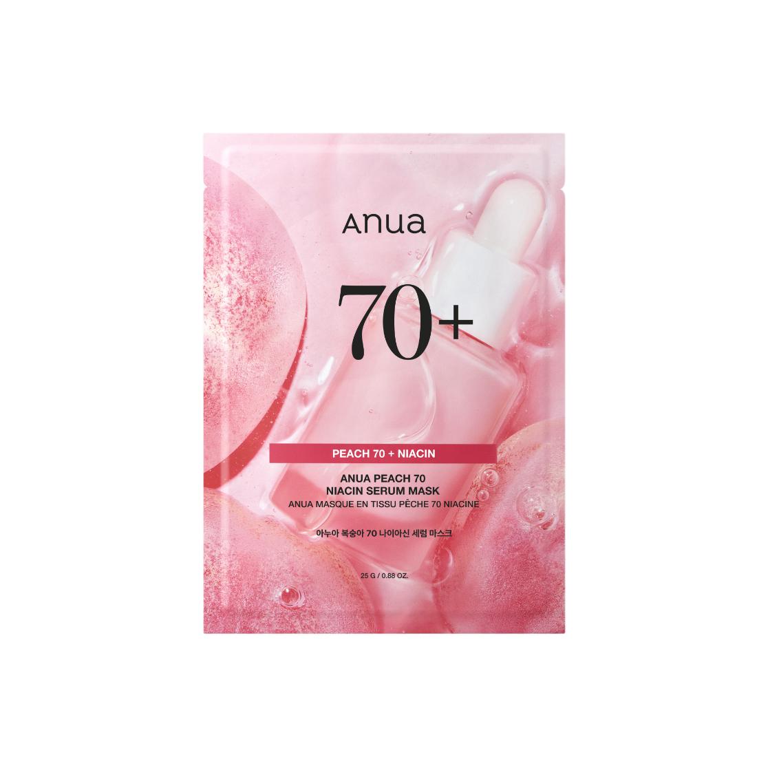 Питательная маска-сыворотка с ниацинамидом Peach для осветления, увлажнения и питания всех типов кожи 25г/таблетка ANUA, 25g
Питательная маска-сыворотка с ниацинамидом Peach для осветления, увлажнения и питания всех типов кожи 25г/таблетка ANUA, 25g