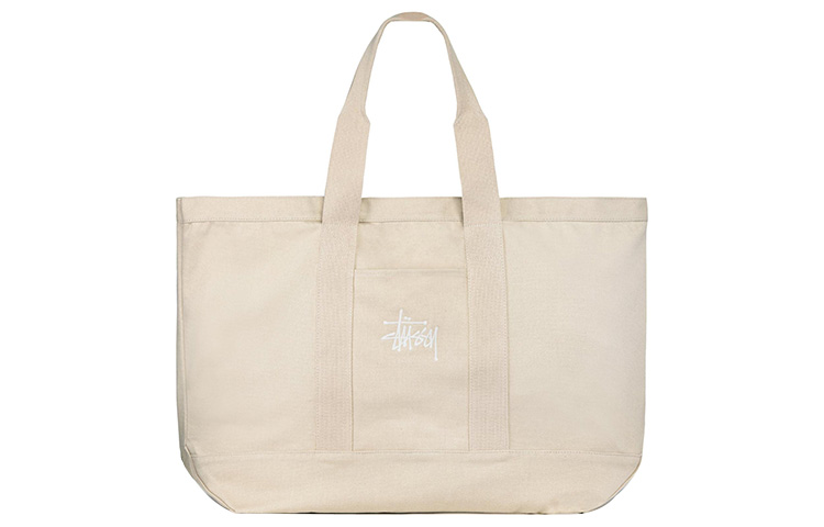 Хлопковая холщовая сумка-шоппер, большая унисекс сумка из экрю Stussy
Хлопковая холщовая сумка-шоппер, большая унисекс сумка из экрю Stussy