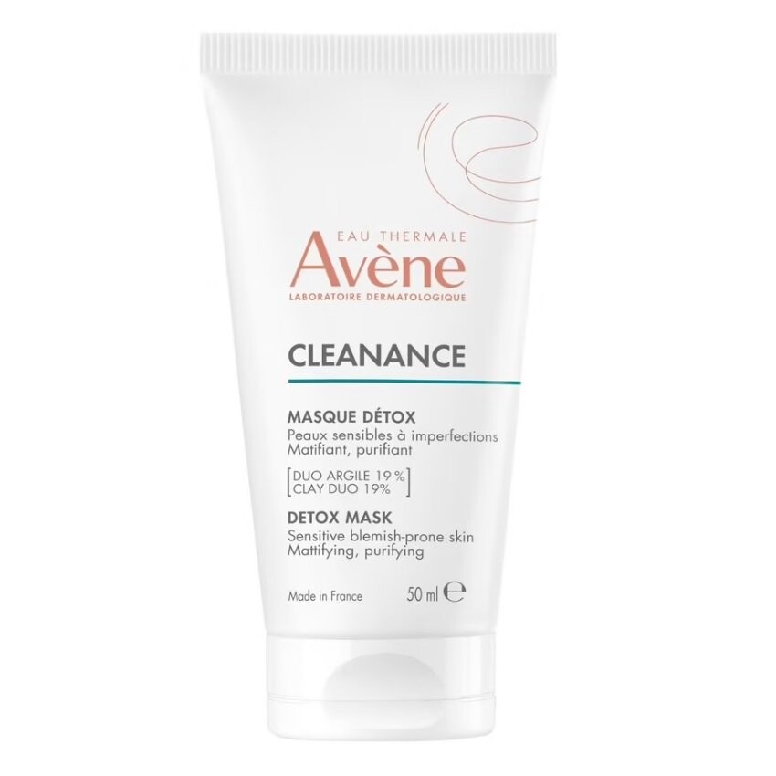 Avene, Cleanance Detox Mask, Детоксицирующая маска, 50 мл 
Avene, Cleanance Detox Mask, Детоксицирующая маска, 50 мл