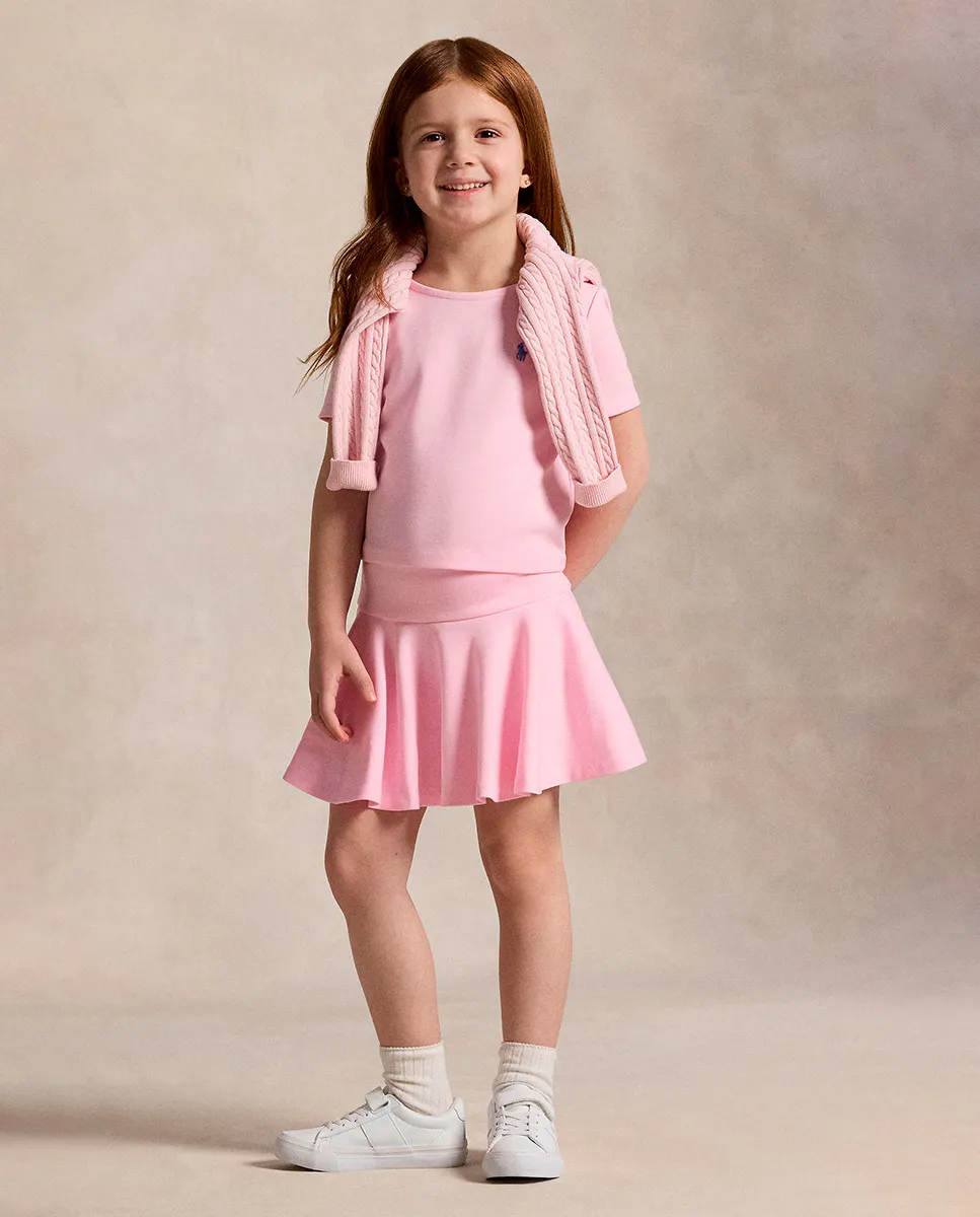 Комплект из двух частей футболки и юбки для девочек Polo Ralph Lauren, цвет Rosa
Комплект из двух частей футболки и юбки для девочек Polo Ralph Lauren, цвет Rosa
