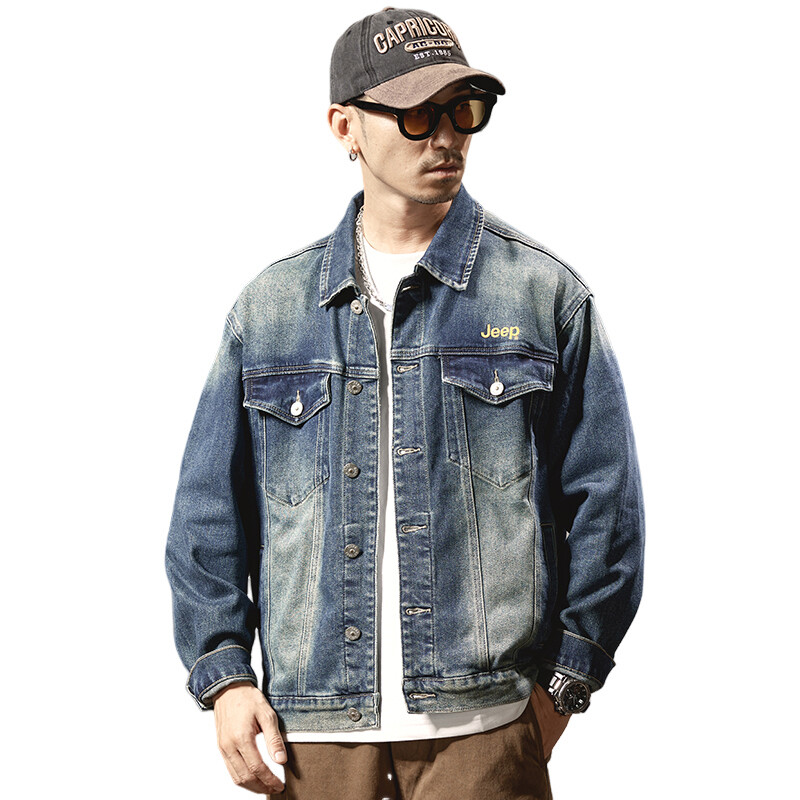 Джинсовая куртка мужская синий Jeep
Джинсовая куртка мужская синий Jeep