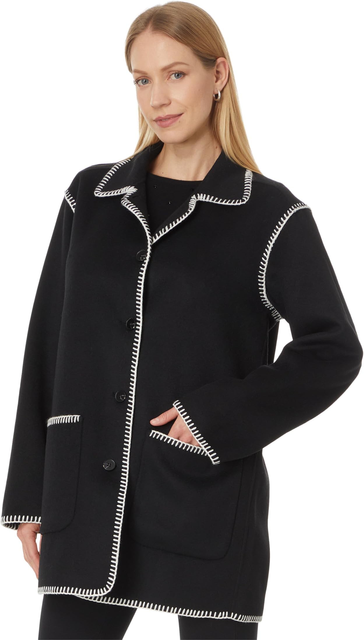 Куртка Elliott Lauren Looped In - Knit Jacket with Whipstitch Detail, цвет Black/White, Белый, Куртка Elliott Lauren Looped In - Knit Jacket with Whipstitch Detail, цвет Black/White
Куртка Elliott Lauren Looped In - Knit Jacket with Whipstitch Detail, цвет Black/White, Белый, Куртка Elliott Lauren Looped In - Knit Jacket with Whipstitch Detail, цвет Black/White