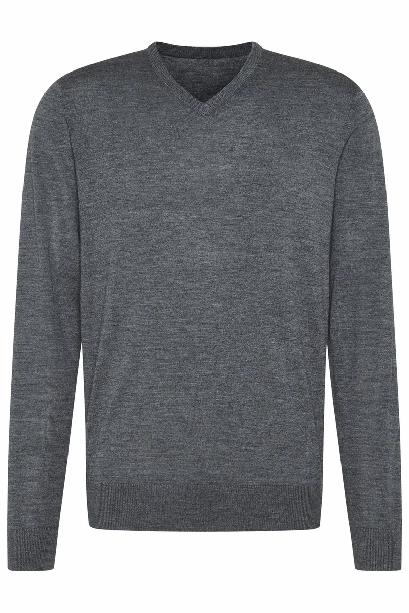 Свитер bugatti с круглым вырезом из тонкой шерсти мериноса, серый
Свитер bugatti с круглым вырезом из тонкой шерсти мериноса, серый