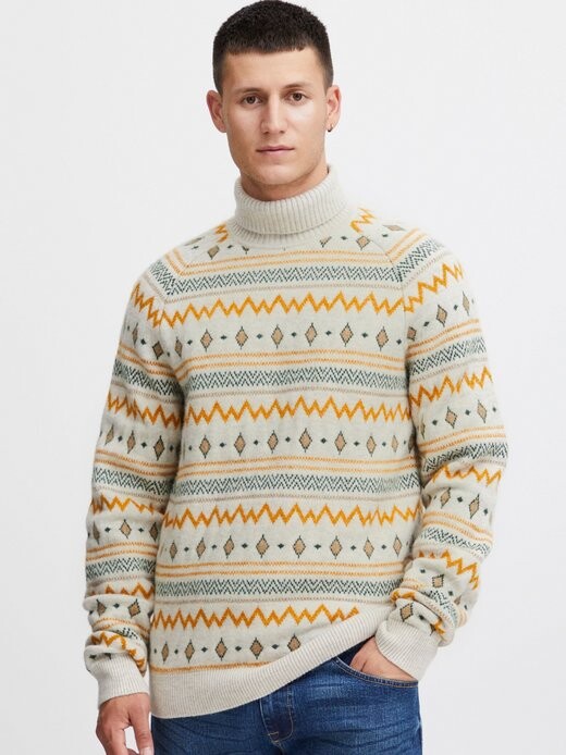 Свитер с высоким воротом Blend, бежевый 
Свитер с высоким воротом Blend, бежевый