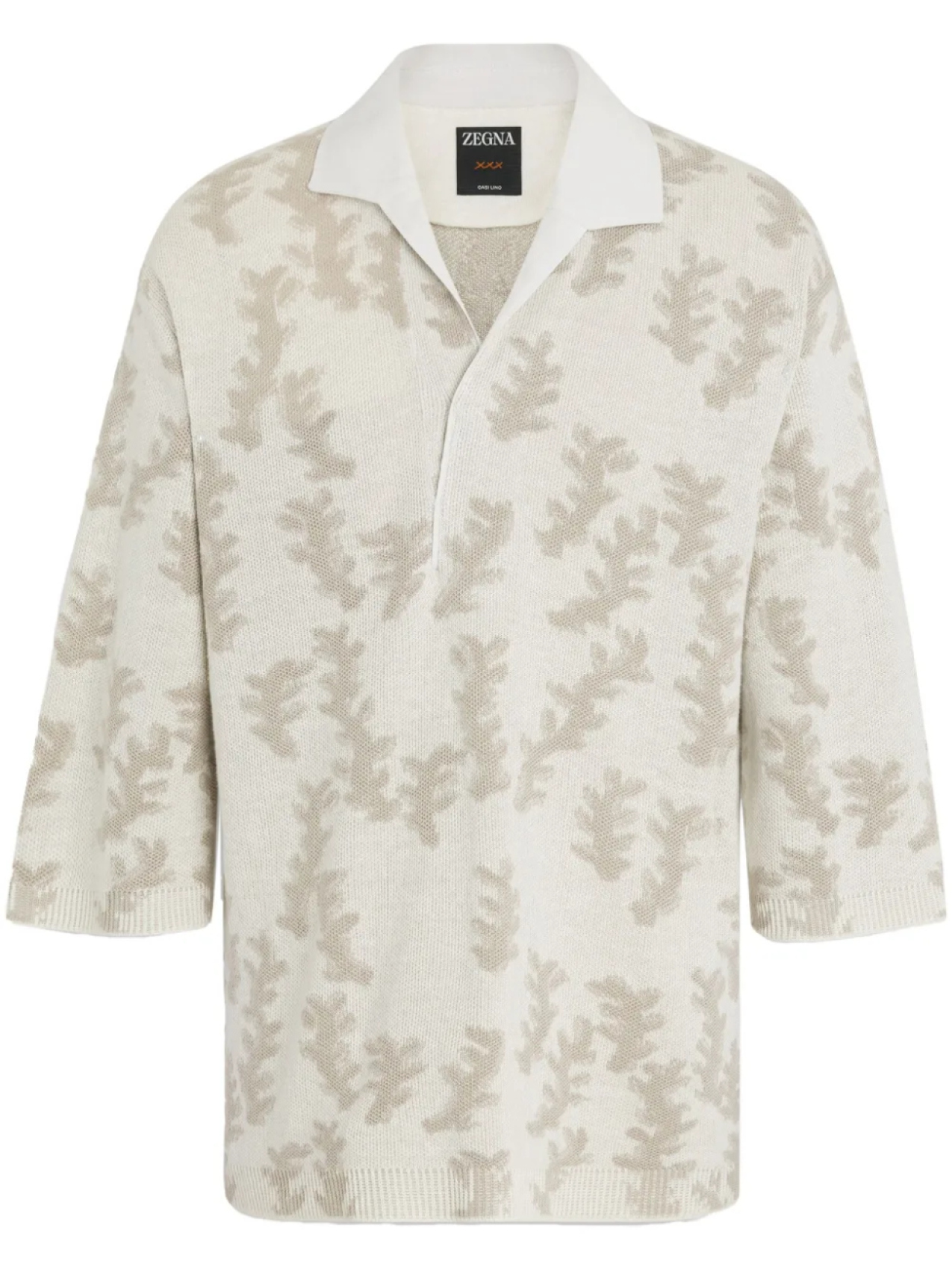 Льняная рубашка поло Zegna, нейтральный
Льняная рубашка поло Zegna, нейтральный