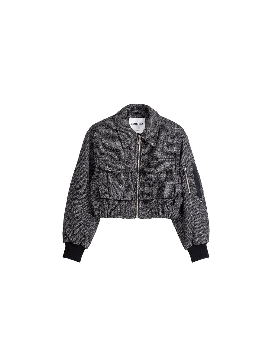 Всесезонная куртка Bershka Between-Season Jacket, антрацит, Черный, Всесезонная куртка Bershka Between-Season Jacket, антрацит
Всесезонная куртка Bershka Between-Season Jacket, антрацит, Черный, Всесезонная куртка Bershka Between-Season Jacket, антрацит