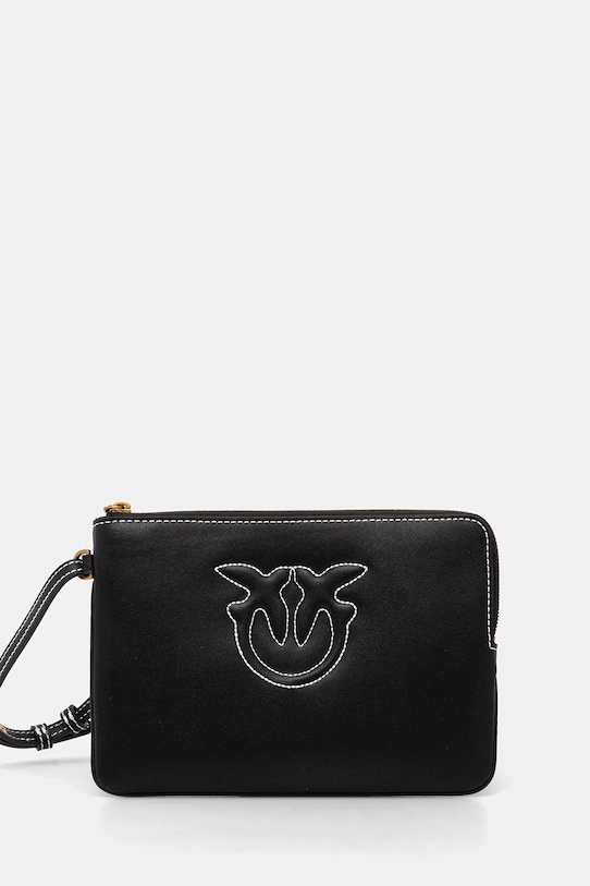 Кожаный клатч Pinko, черный
Кожаный клатч Pinko, черный