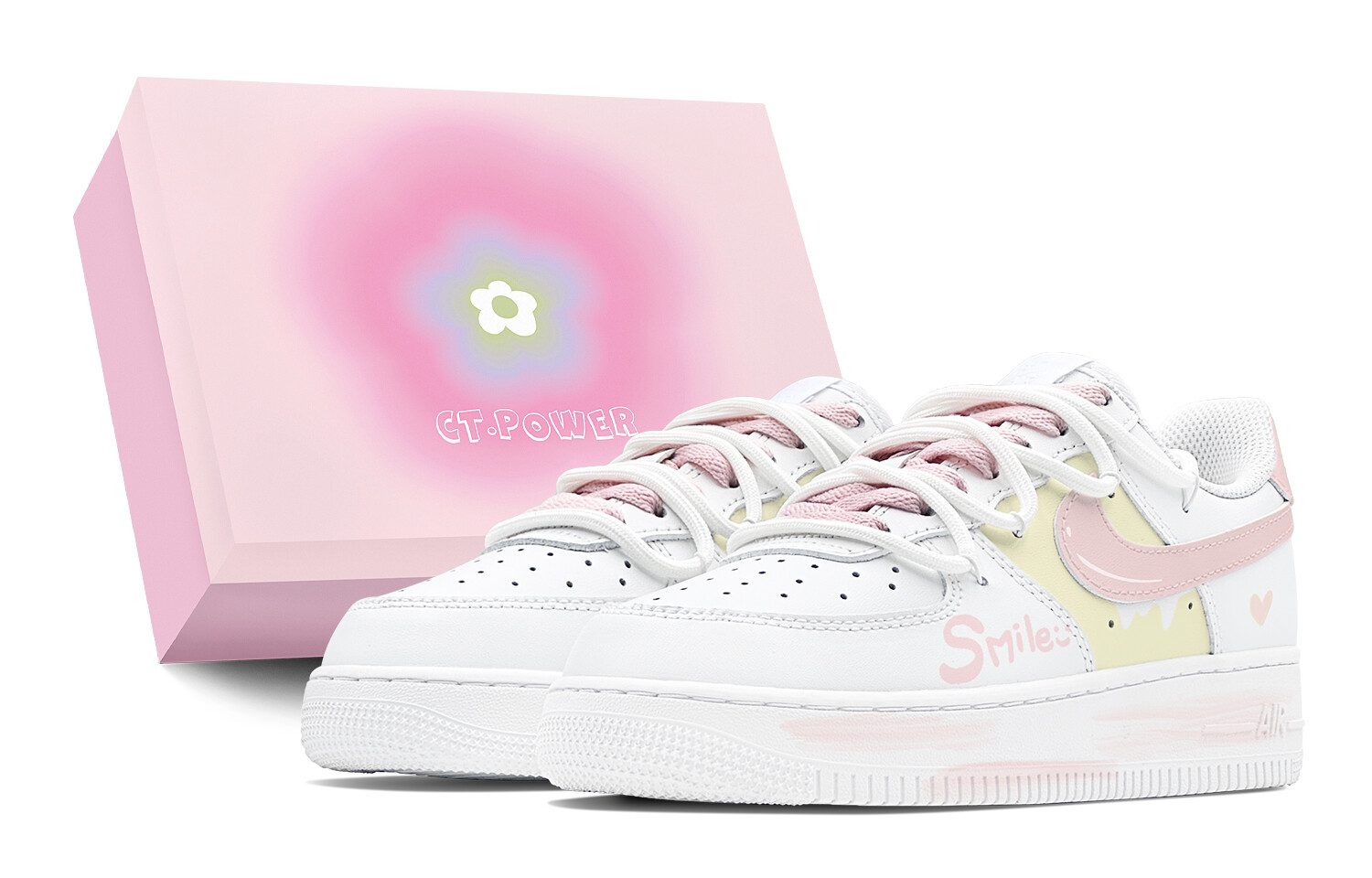 Кроссовки Nike Air Force 1 Skateboarding Shoes Women's Low-top Yellow/white/pink, розовый
Кроссовки Nike Air Force 1 Skateboarding Shoes Women's Low-top Yellow/white/pink, розовый