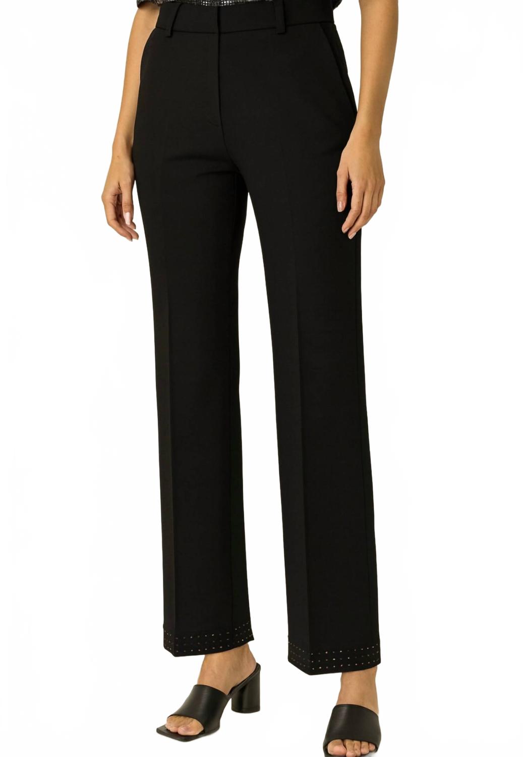 Женские брюки с отделкой стразами, черные Vilagallo, черный
Женские брюки с отделкой стразами, черные Vilagallo, черный