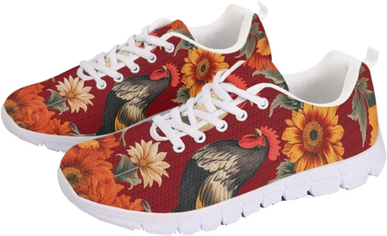 Кроссовки chaqlin для женщин и мужчин, дышащие сетчатые беговые кроссовки, противоскользящие повседневные спортивные прогулочные кроссовки, Rooster Sunflower
Кроссовки chaqlin для женщин и мужчин, дышащие сетчатые беговые кроссовки, противоскользящие повседневные спортивные прогулочные кроссовки, Rooster Sunflower