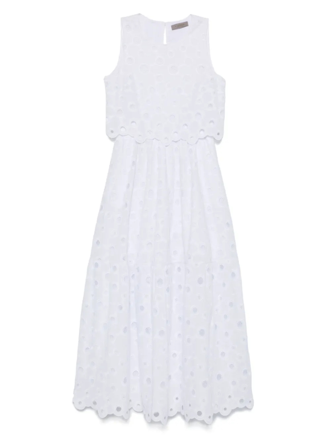 Платье макси с английской вышивкой D.Exterior, белый
Платье макси с английской вышивкой D.Exterior, белый