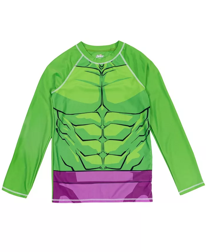 Детский рашгард для плавания Marvel для мальчиков Avengers, зеленый
Детский рашгард для плавания Marvel для мальчиков Avengers, зеленый