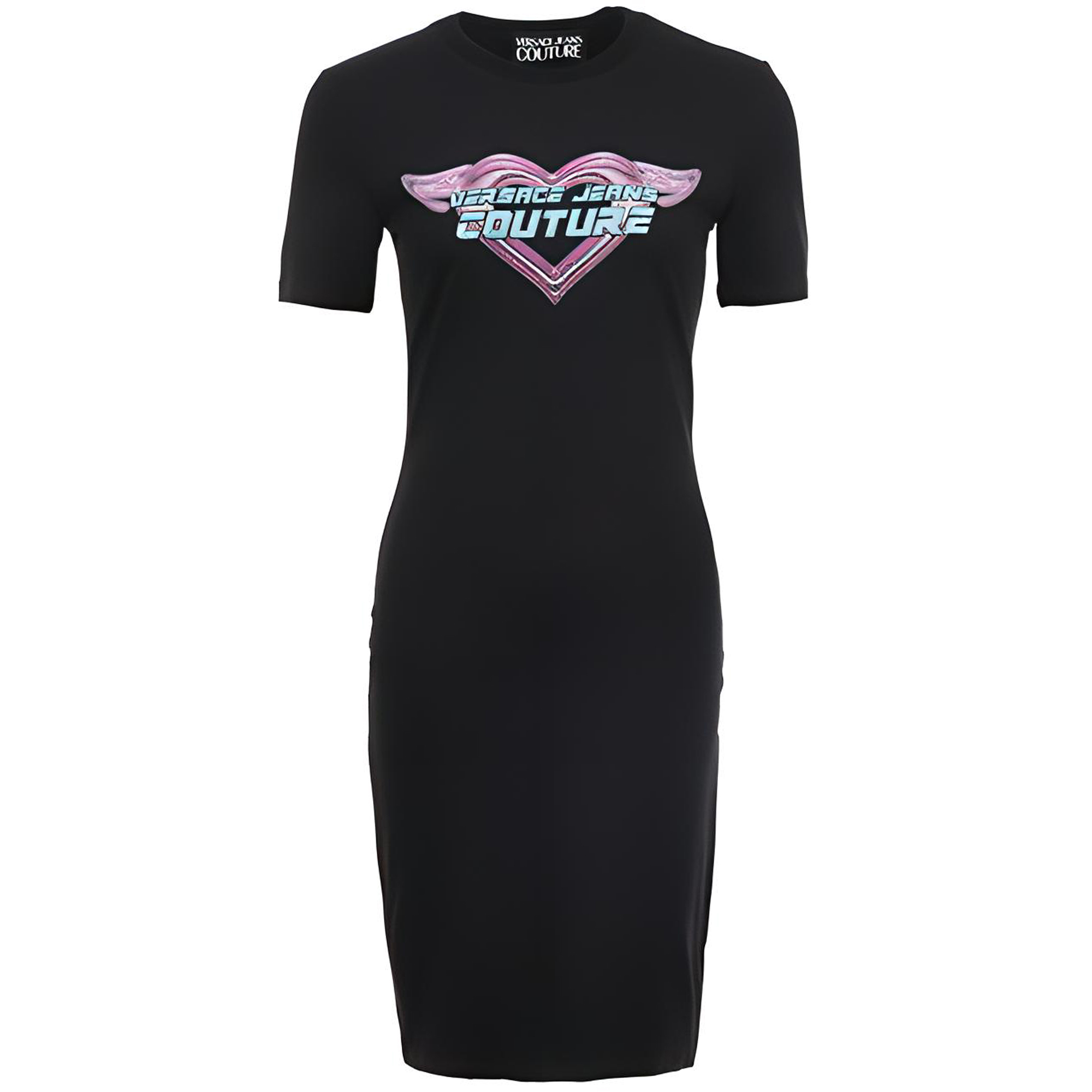 VERSACE JEANS COUTURE Женское черное платье с коротким рукавом SS24
VERSACE JEANS COUTURE Женское черное платье с коротким рукавом SS24