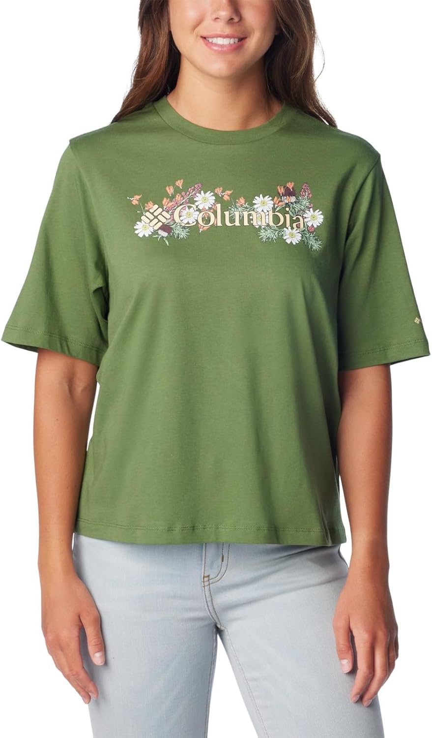 Женская футболка Columbia North Cascades Relaxed, Canteen/Branded Bouquet
Женская футболка Columbia North Cascades Relaxed, Canteen/Branded Bouquet