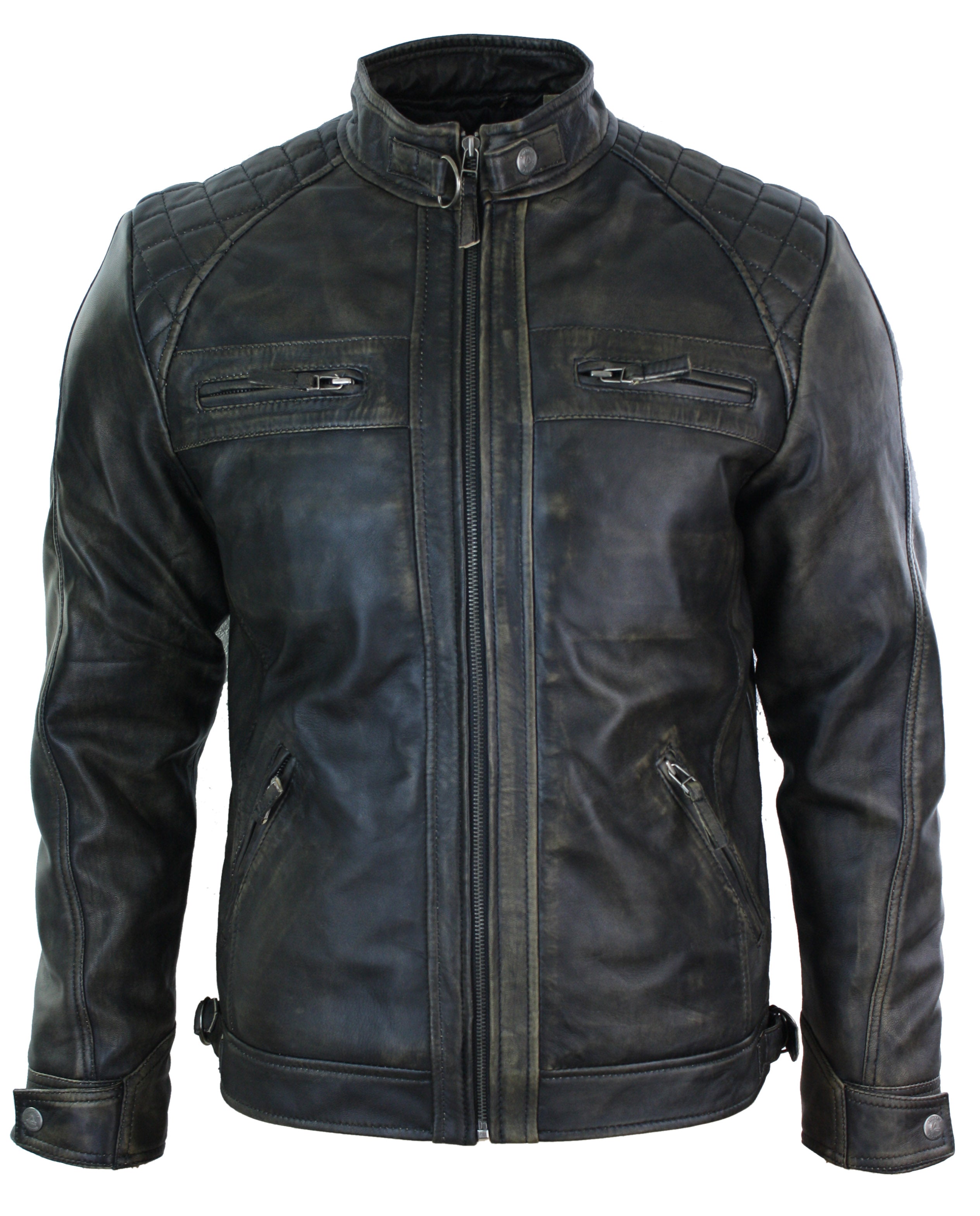 Короткая байкерская куртка из мягкой кожи на молнии TruClothing, чёрный/коричневый, Черный, Короткая байкерская куртка из мягкой кожи на молнии TruClothing, чёрный/коричневый
Короткая байкерская куртка из мягкой кожи на молнии TruClothing, чёрный/коричневый, Черный, Короткая байкерская куртка из мягкой кожи на молнии TruClothing, чёрный/коричневый