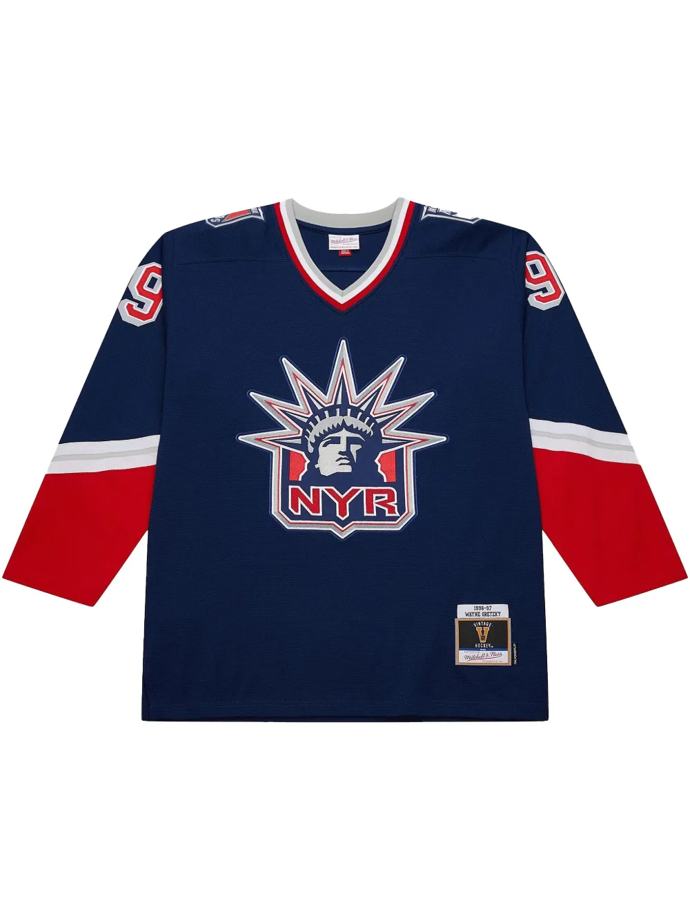 Топ New York Rangers 1996/97 Wayne Gretzky Mitchell & Ness, синий
Топ New York Rangers 1996/97 Wayne Gretzky Mitchell & Ness, синий