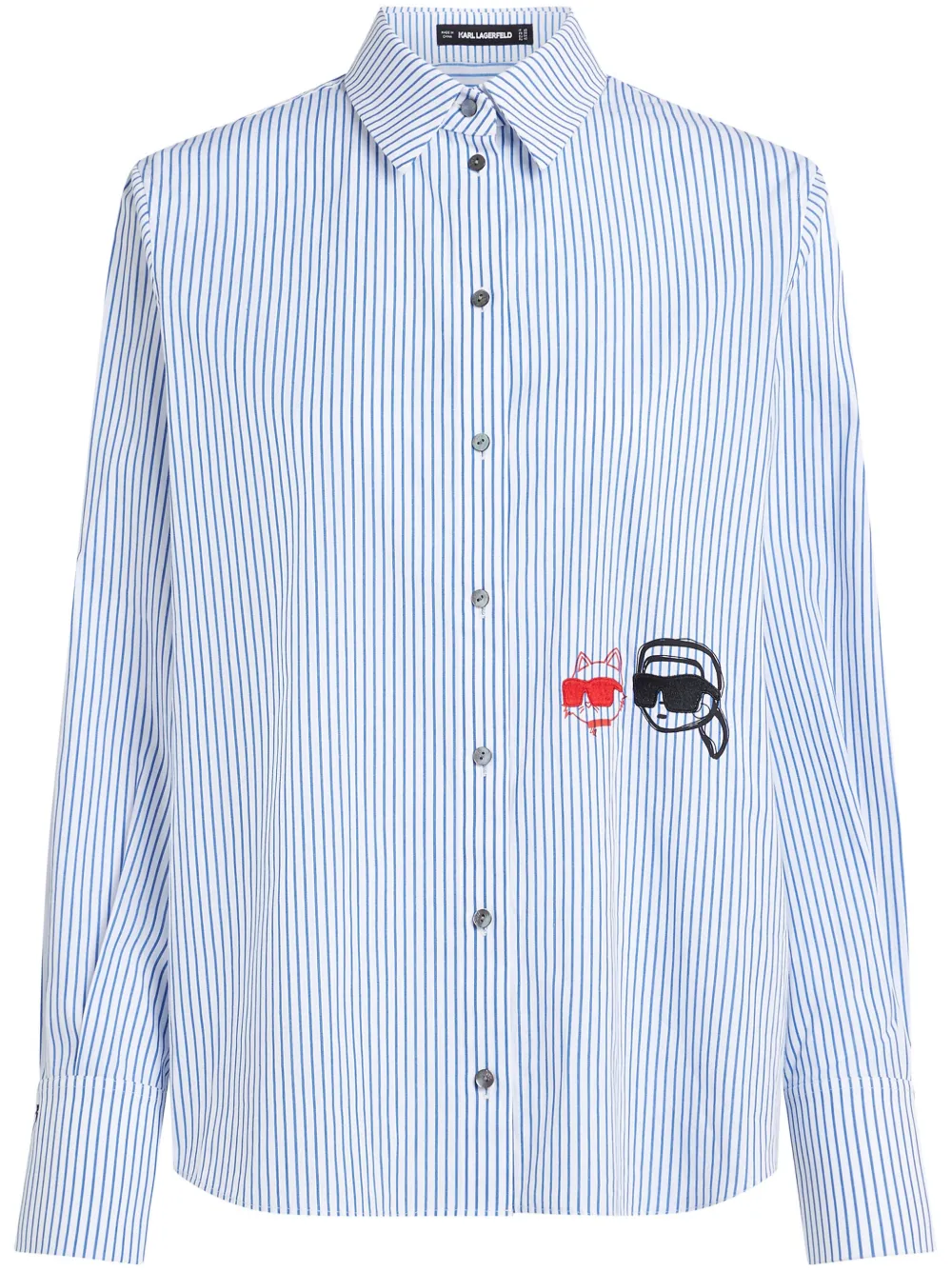 Рубашка Ikon с принтом KARL LAGERFELD, синий
Рубашка Ikon с принтом KARL LAGERFELD, синий
