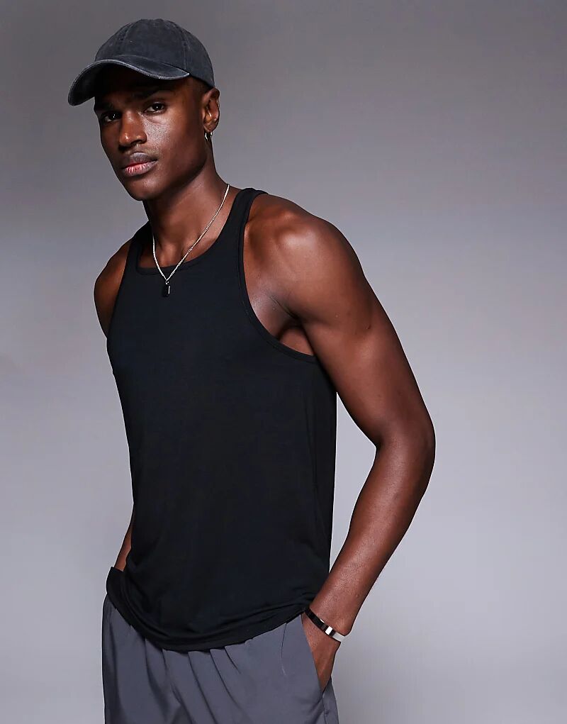 4505 Быстросохнущий облегающий тренировочный жилет с квадратным вырезом черного цвета
4505 Быстросохнущий облегающий тренировочный жилет с квадратным вырезом черного цвета