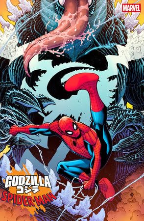 Godzilla vs Spider Man #1 Bradshaw Venomized Godzilla Var (Marvel Comics Entertainment)
Godzilla vs Spider Man #1 Bradshaw Venomized Godzilla Var (Marvel Comics Entertainment)