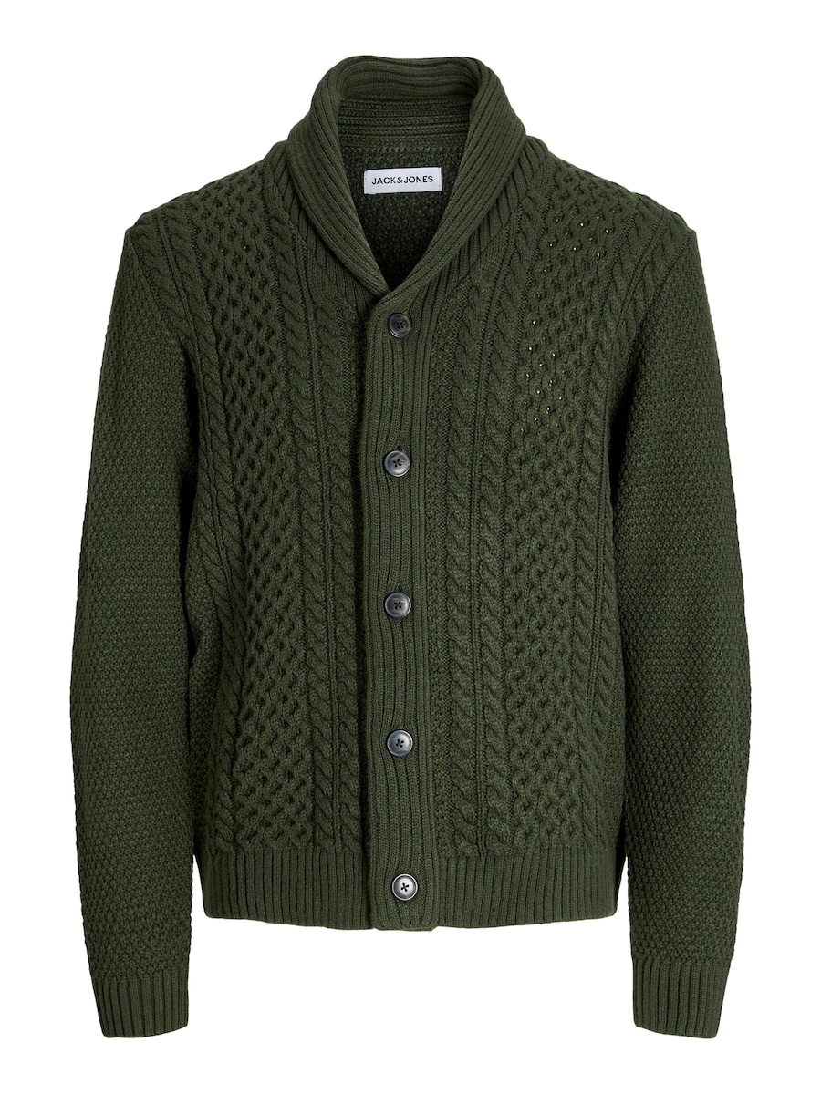 Вязаный кардиган JACK & JONES, зеленый
Вязаный кардиган JACK & JONES, зеленый
