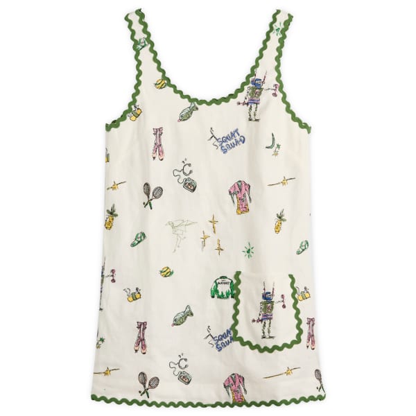 Вышитое мини-платье для игры Alémais, кремовый
Вышитое мини-платье для игры Alémais, кремовый