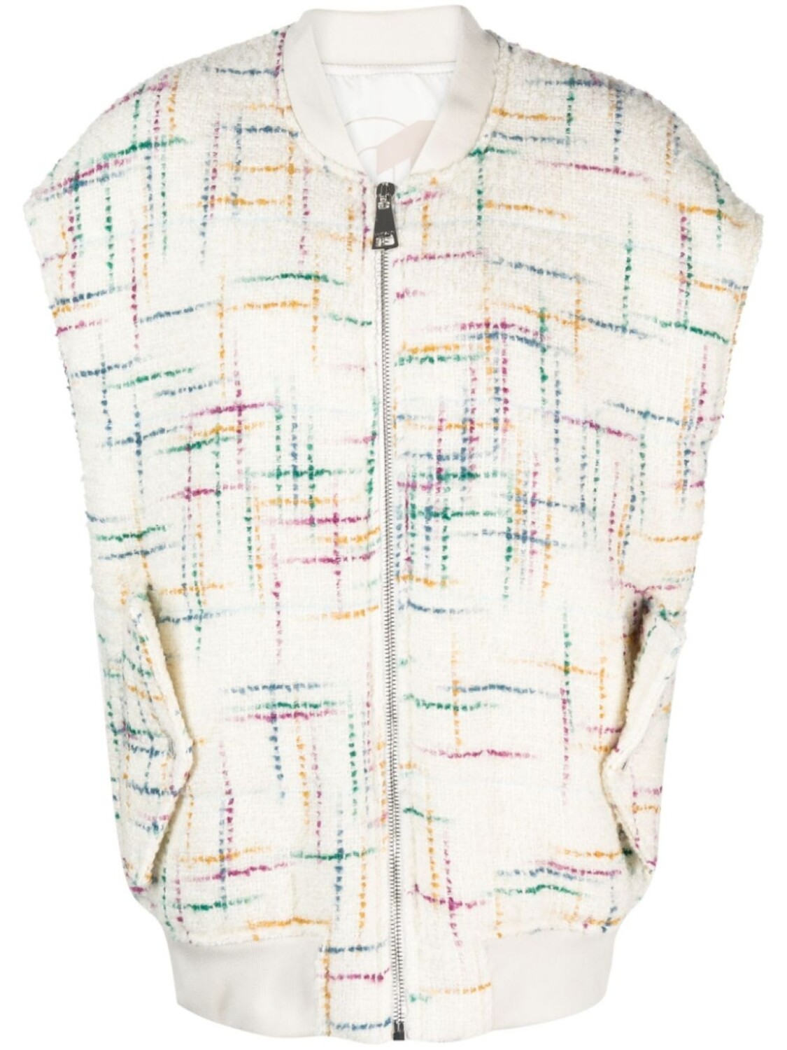 Khrisjoy твидовый бомбер оверсайз, белый
Khrisjoy твидовый бомбер оверсайз, белый