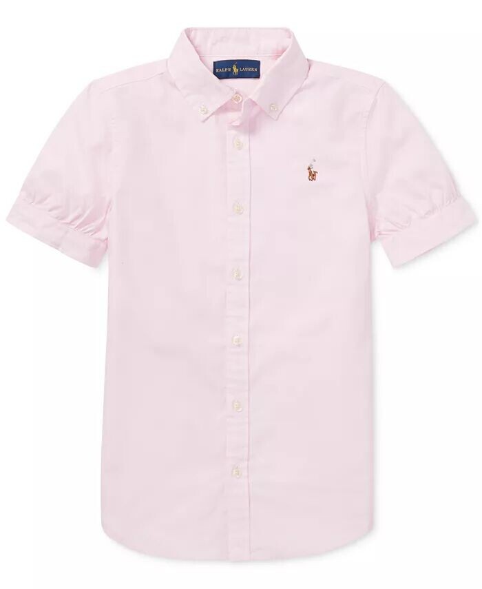 Однотонный топ Oxford с короткими рукавами для больших девочек Polo Ralph Lauren, розовый
Однотонный топ Oxford с короткими рукавами для больших девочек Polo Ralph Lauren, розовый