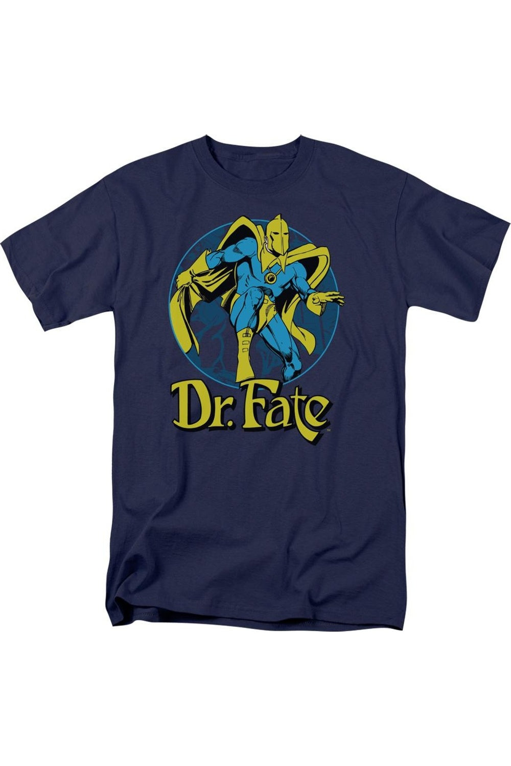 Футболка с коротким рукавом для взрослых DC Comics Dr Fate Ankh Gildan, темно-синий 
Футболка с коротким рукавом для взрослых DC Comics Dr Fate Ankh Gildan, темно-синий