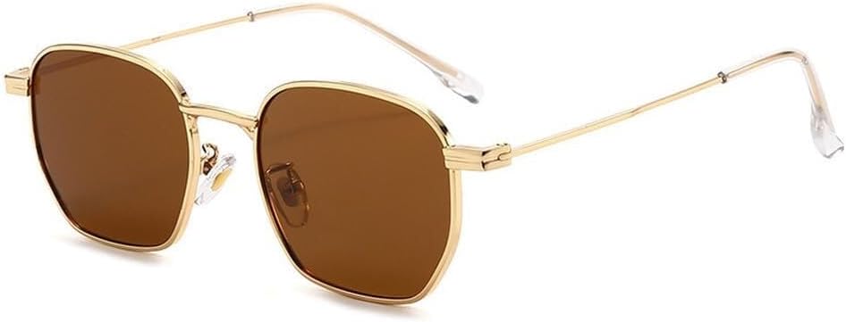 Модные квадратные женские солнцезащитные очки в стиле ретро с прозрачными линзами и металлической оправой, мужские солнцезащитные очки в стиле панк оранжевого цвета с защитой от УФ-излучения UV400 LXLHWN, Golden Tea
Модные квадратные женские солнцезащитные очки в стиле ретро с прозрачными линзами и металлической оправой, мужские солнцезащитные очки в стиле панк оранжевого цвета с защитой от УФ-излучения UV400 LXLHWN, Golden Tea