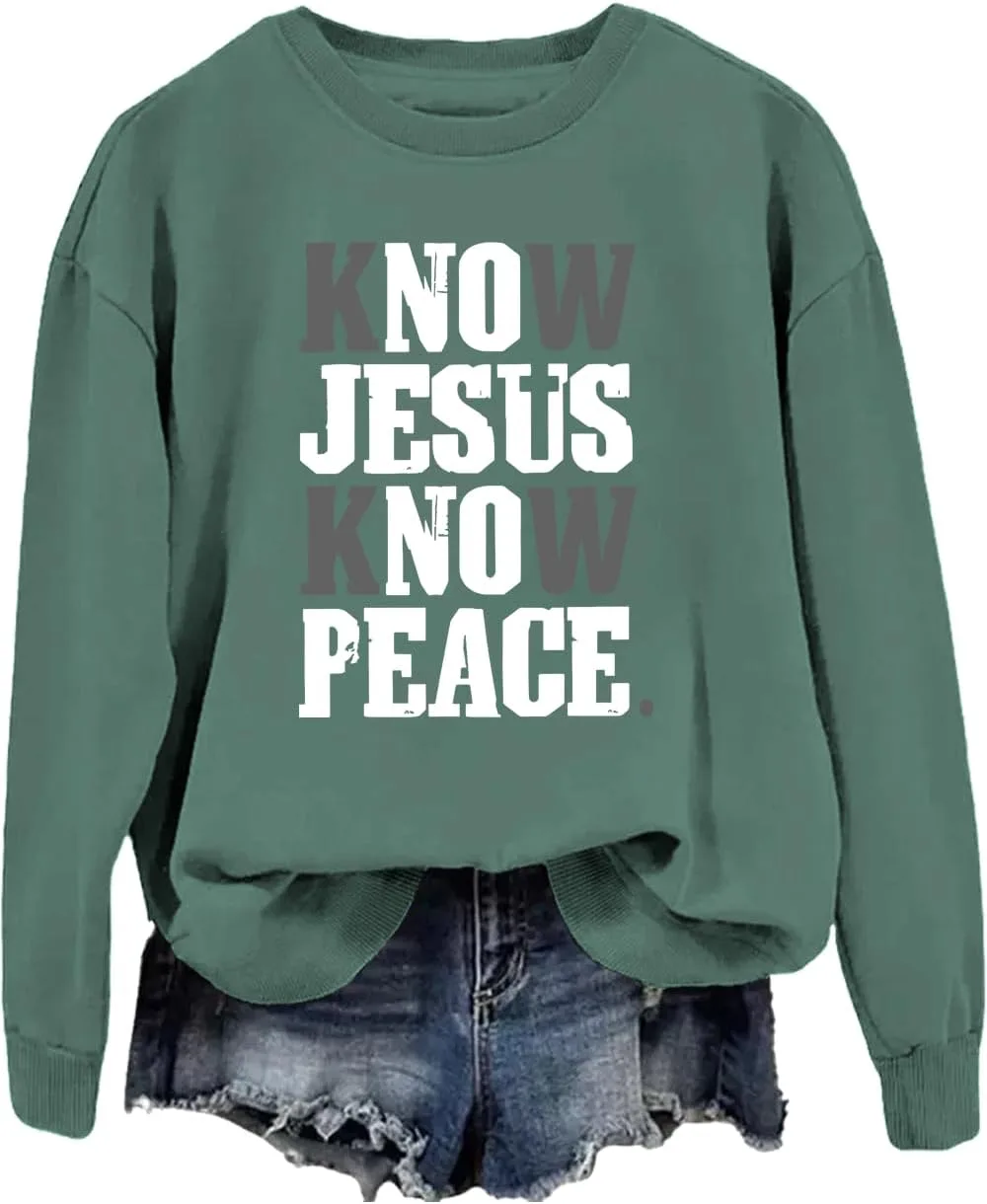 Толстовка Christian Hoodies Know Jesus Know Peace JWVEL
Толстовка Christian Hoodies Know Jesus Know Peace JWVEL