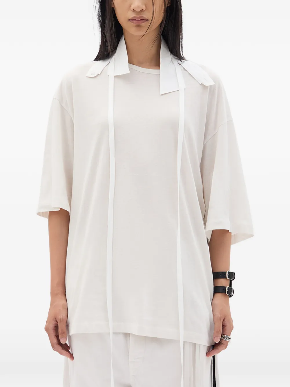Футболка из джерси Agapi Ann Demeulemeester, белый
Футболка из джерси Agapi Ann Demeulemeester, белый