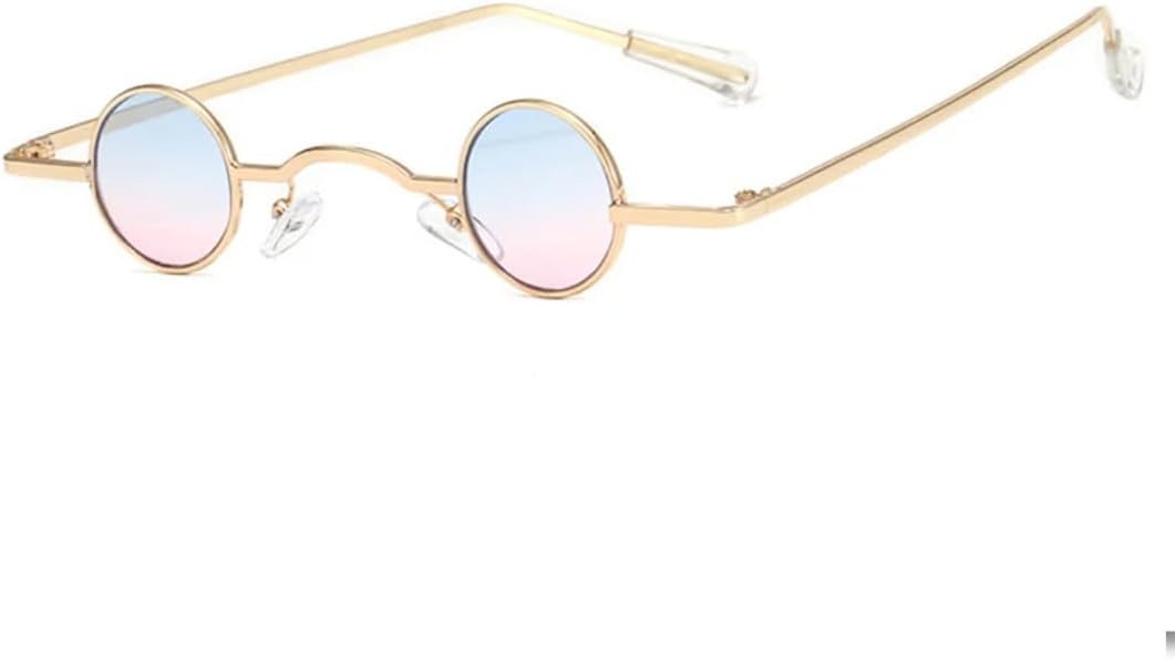 Винтажные панк-хип-хоп маленькие круглые солнцезащитные очки в металлической оправе для женщин, модные, для вечеринок и путешествий, с защитой от УФ-излучения UV400 TVTBBVV, Gold Pink Blue
Винтажные панк-хип-хоп маленькие круглые солнцезащитные очки в металлической оправе для женщин, модные, для вечеринок и путешествий, с защитой от УФ-излучения UV400 TVTBBVV, Gold Pink Blue