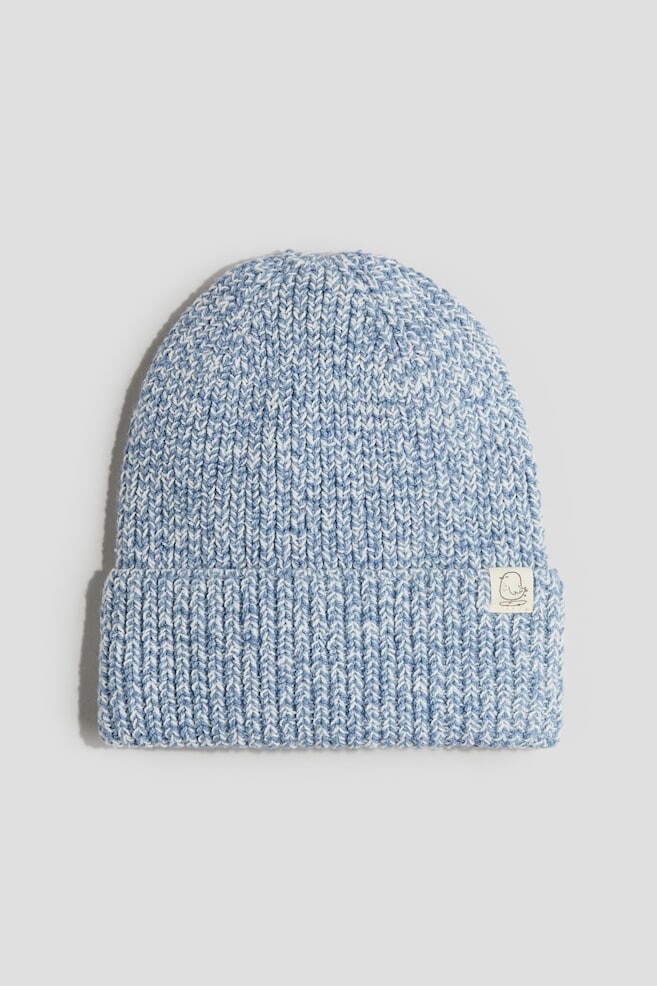 Шапка-Бини в рубчик H&M, голубой
Шапка-Бини в рубчик H&M, голубой
