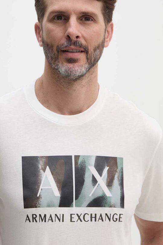 Хлопковая футболка Armani Exchange, белый
Хлопковая футболка Armani Exchange, белый