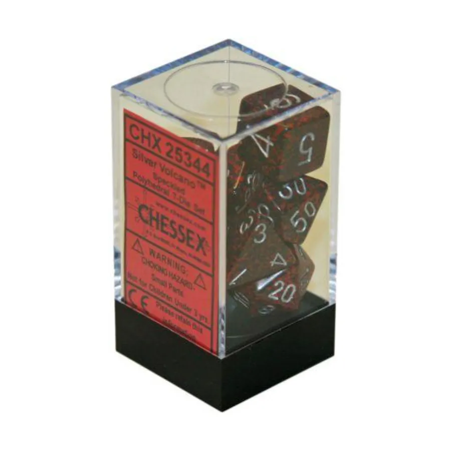 Полисет Серебряный вулкан (7), Dice - Speckled - Poly Sets (Chessex)
Полисет Серебряный вулкан (7), Dice - Speckled - Poly Sets (Chessex)