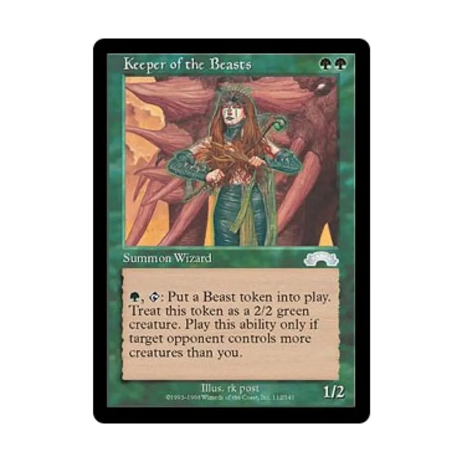 CCG Хранитель зверей (U), MTG - Exodus
CCG Хранитель зверей (U), MTG - Exodus