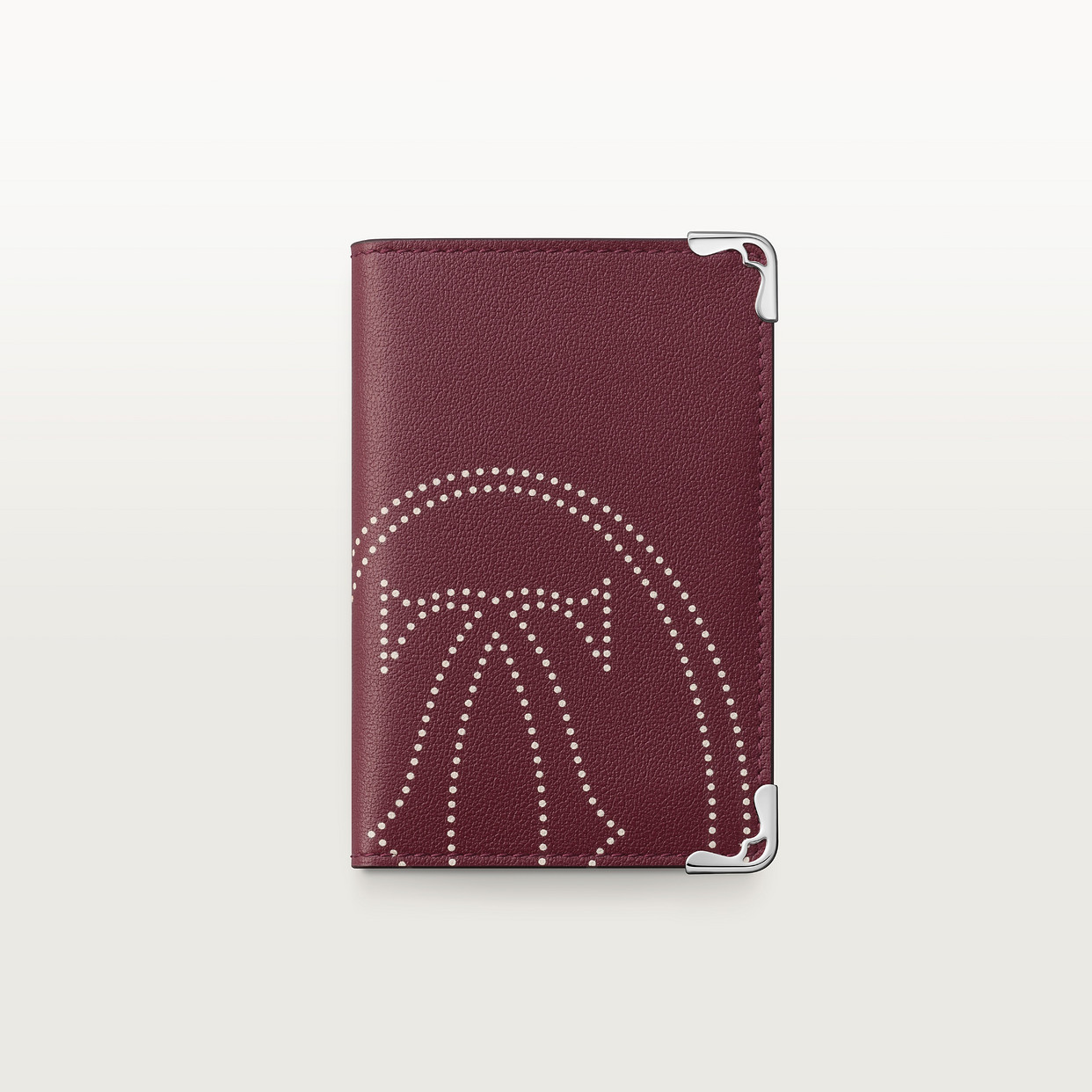 Картхолдер Cartier Porte-cartes 4 cartes de crédit, Must de Cartier, телячья кожа бордового цвета с принтом логотипа xl dots
Картхолдер Cartier Porte-cartes 4 cartes de crédit, Must de Cartier, телячья кожа бордового цвета с принтом логотипа xl dots