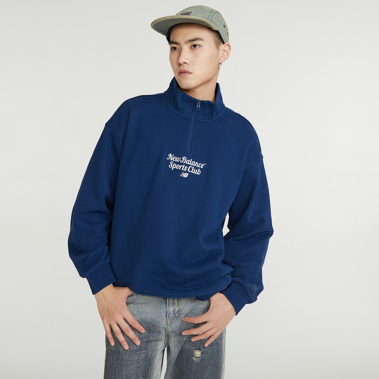 Толстовка унисекс New Balance, цвет Blue 
Толстовка унисекс New Balance, цвет Blue