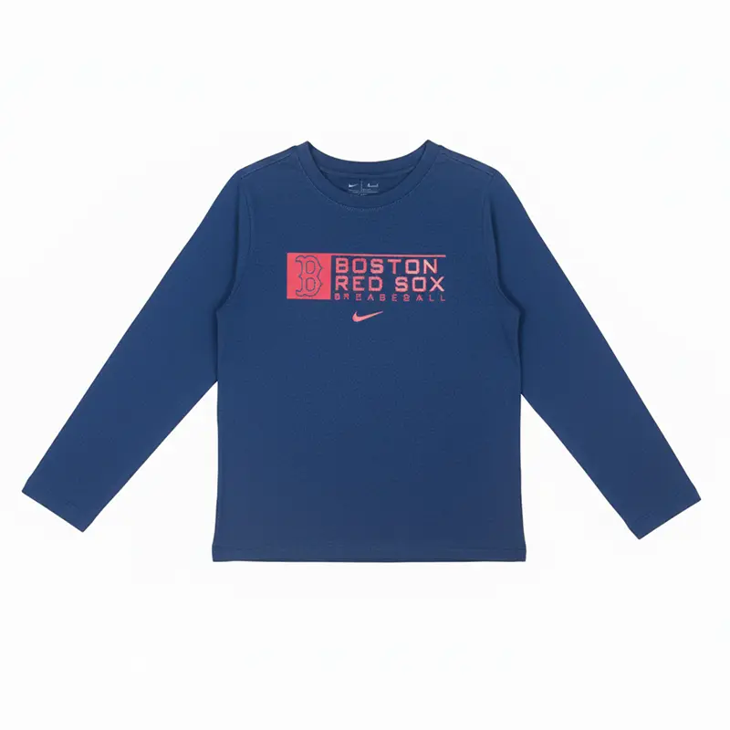 Nike Толстовка MLB Boston Red Sox, универсальная повседневная спортивная, удобная, мягкая, комфортная для кожи, цвет navy blue, для детей 3-7 лет
Nike Толстовка MLB Boston Red Sox, универсальная повседневная спортивная, удобная, мягкая, комфортная для кожи, цвет navy blue, для детей 3-7 лет